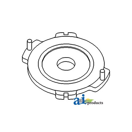 A & I Products Plate Stop, Primary Brake (LH) 14" x13" x2.5" A-537120R1